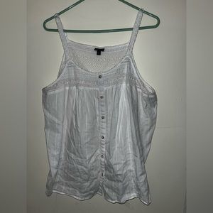 Torrid crochet inset tank
